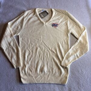 Vintage San Diego Clippers V Neck Sweater Mens Small Jostens